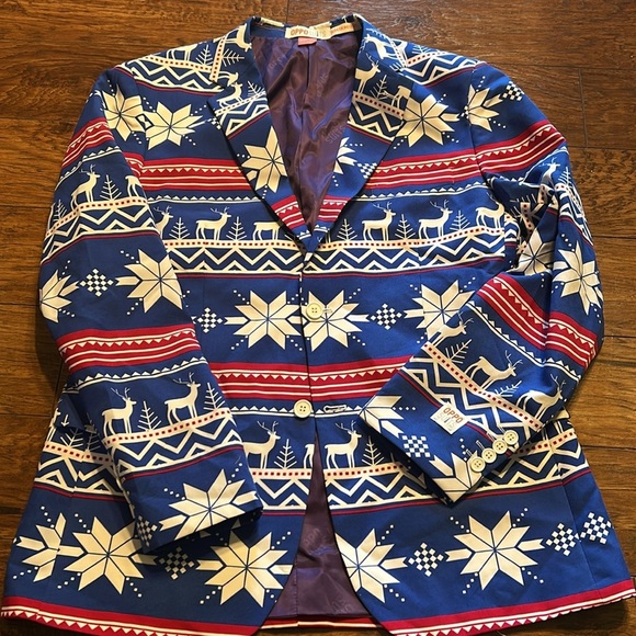 - OppoSuits The Rudolph suit jacket size L/44 brand new - Picture 4 of 7
